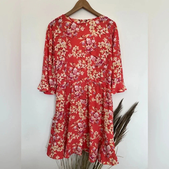 5/20$ George floral pink adjustable dress  size XXL - Picture 4 of 6